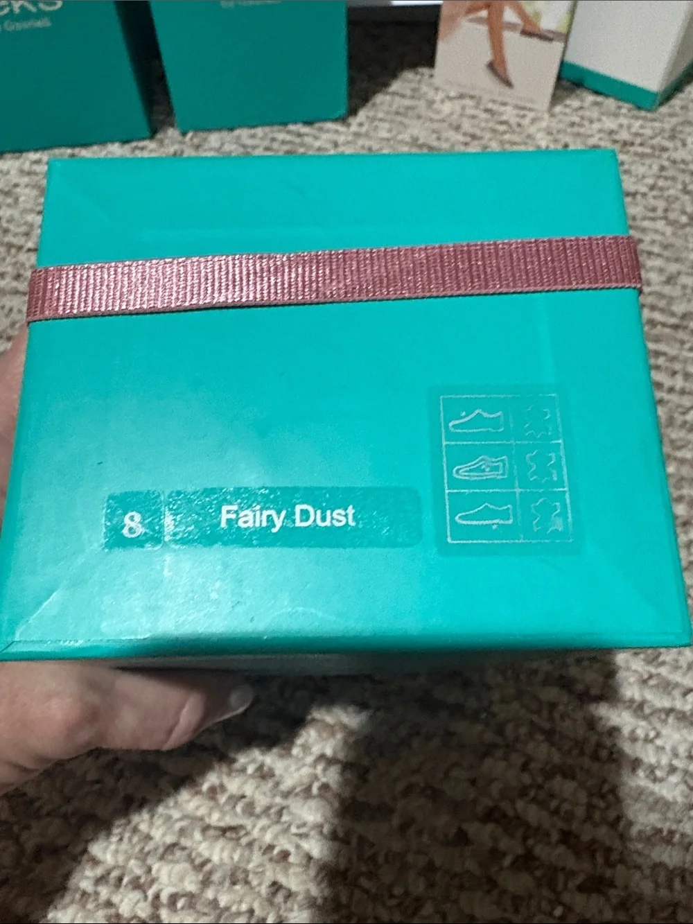 NEW IN BOX:  limited-Edition Tieks Fairy Dust Ballet Flat Sz 8